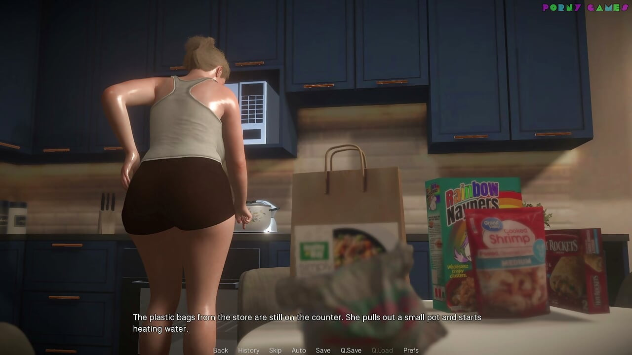 백인 거품의 친절한 주부 - 그녀의 바위 하드 배다른 아들을 잘 돌보는 거유 새엄마 9