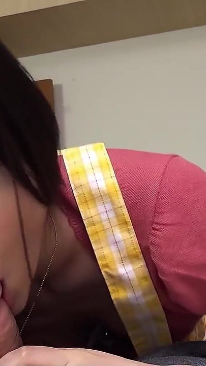 Petite Japanese Step-daughter Wake up Old Guy with Blowjob in Uncensored JAV Porn