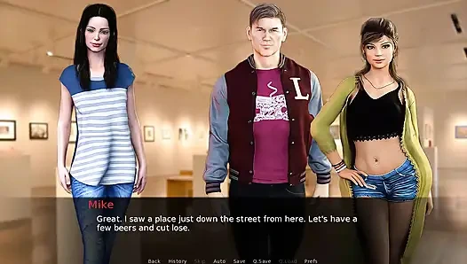 Schlampentage im sommer: versautes und strebsames mädchen in einem nachtclub-Ep3