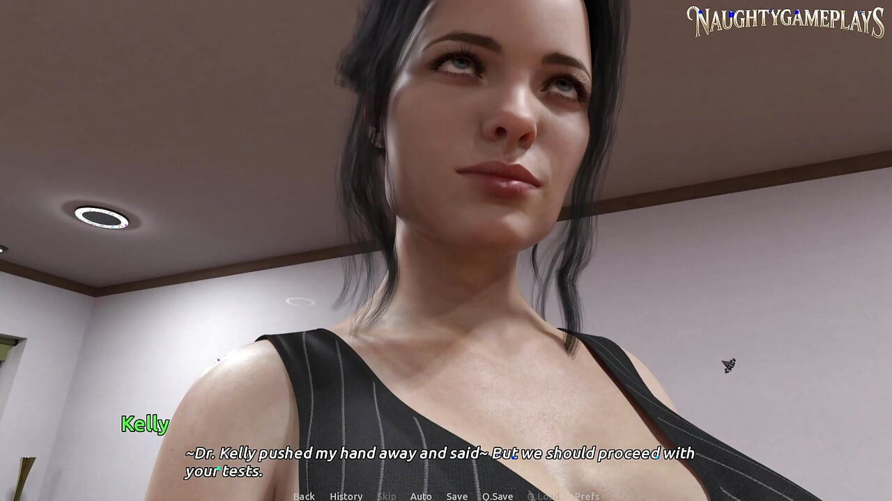 Futa Healthcare 01 av FatsoCat - Sexig Futanari MILF älskar Mans enorma kuk - 3D Futa Trans Porrspel