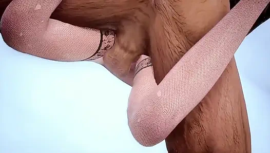 Zierliches E-girl Wird Von Stier-hengst Zerstört