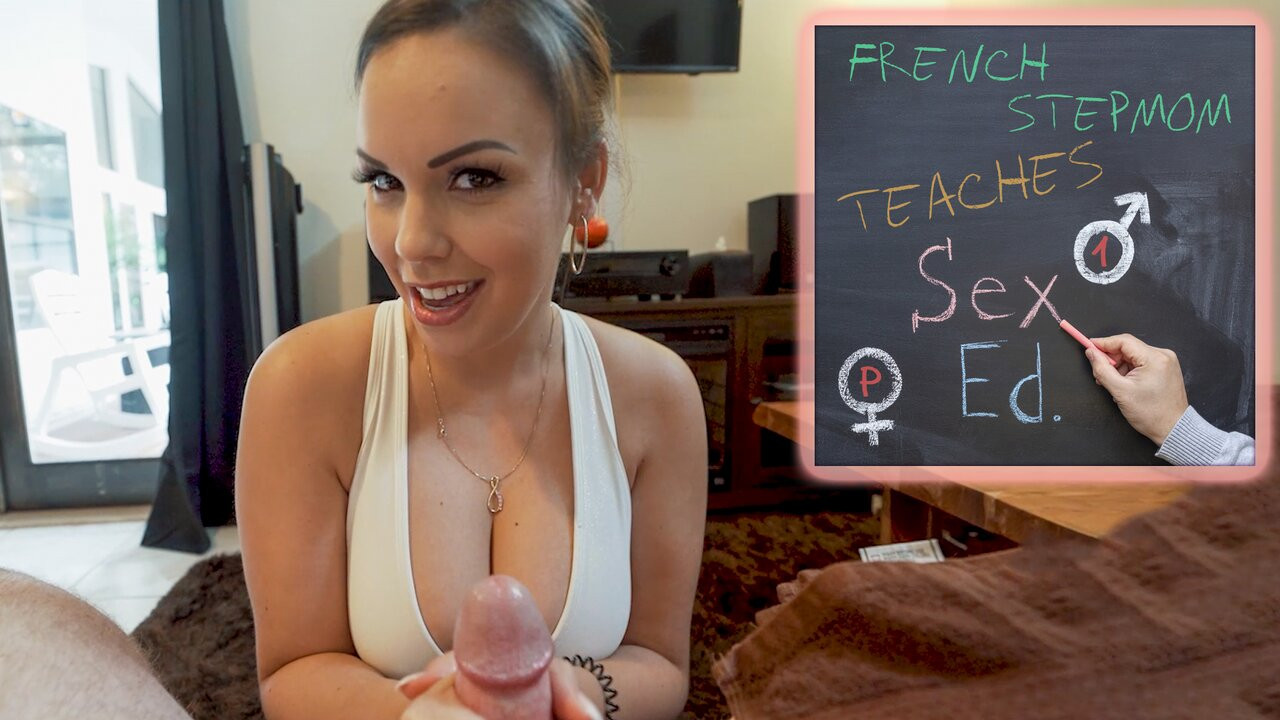 Une belle-mère française enseigne l'éducation sexuelle - partie 1 - aperçu - immeganlive x wca productions kyle boules