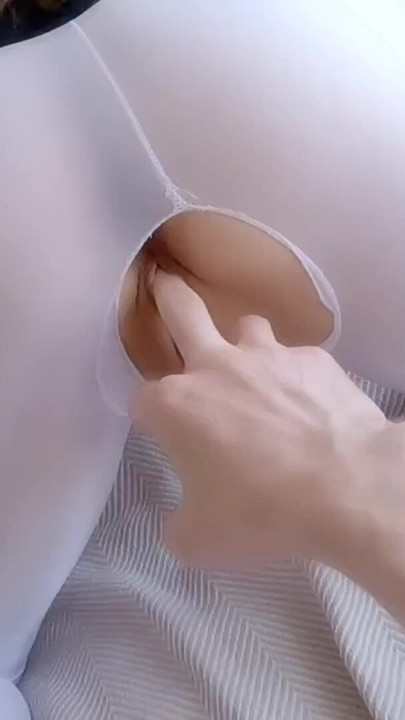 Perfect pantyhose to tease him, I want him to cum on my pussy! | Clip 1