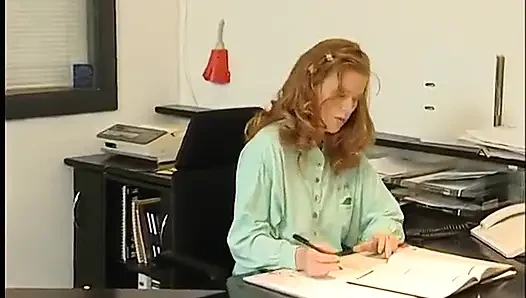 Interview with redhead secretary