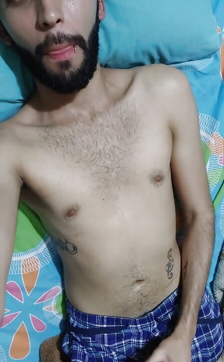 Jerking off before going to sleep