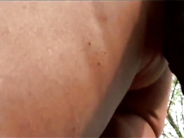 Andrea's Stepmom in the park make sex with young gays