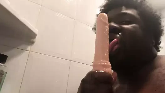Emme bir didlo seks oyuncak içinde the duş
