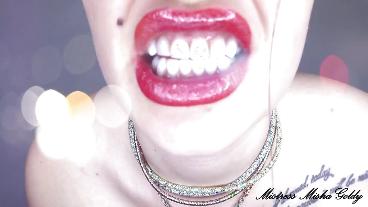 Sniff for my big red lips + cum countdown with sniff at every count