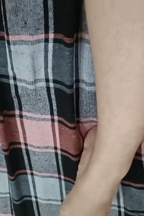 A Close-up of a Naked Pussy Is Spread Out by Her Hand and a Hot