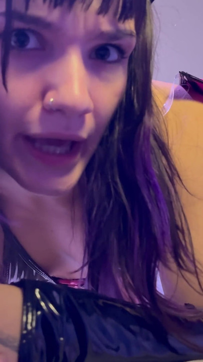 Succubus Domme Tease in Heels / Spit and Cum for Me