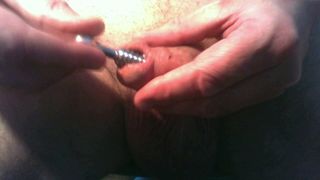 pee hole insertion 14mm screw plug, pre cum