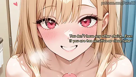 You have creampied Marin Kitagawa's pussy in the fitting room