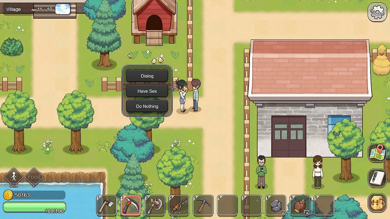 Ich habe sie in ihrem Haus gefickt - 2D-Videospiel