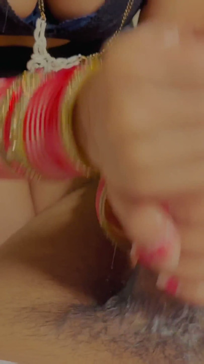 Young 18+ Indian newly married friend cute wife give my black panis spit blowjob Chura ki aouwaj With Hindi audio voice | Clip 1