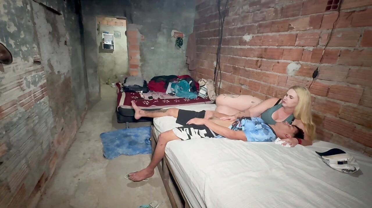It was in the favela that I met my stepson.