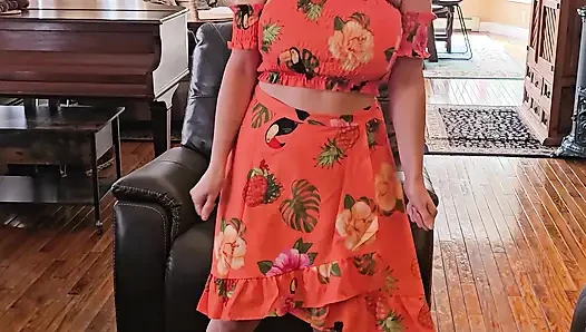 Watch what MOMMY likes to do when She is at Home Alone