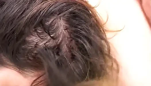 Orgie-action mit behaariger bbw, brünette