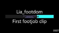 First german Footjob clip