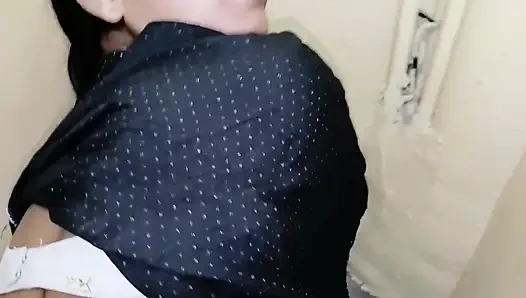 Hintli çift tutkulu anal seks - net ses, ev yapımı romantik gece