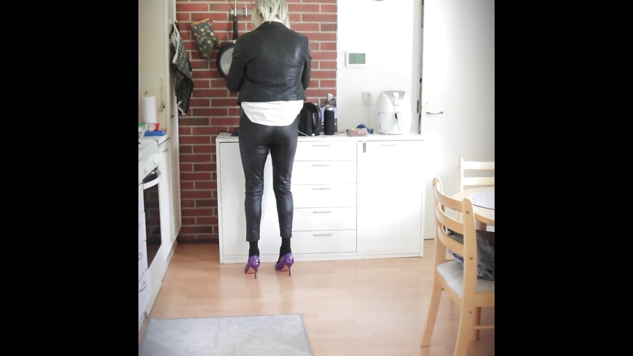 Secretary having a coffee break