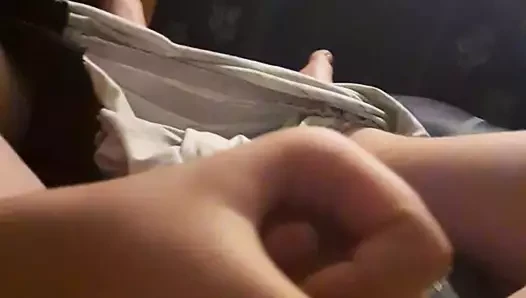 Orta yaşlı seksi kadın xhamster'ın ilk mastürbasyonu