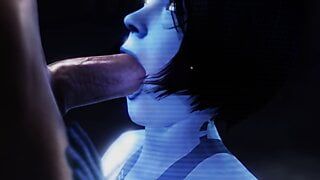 Cortana mamada (halo porno)