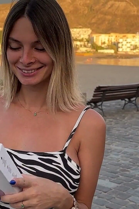 Annika Happy for Her New Purchases Takes Me to a Public Bathroom to Take the Cock in My Mouth and Get Banged