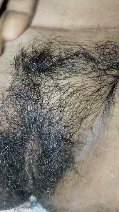 Sister-in-law did a cool cleaning by making her pussy hair | Clip 1