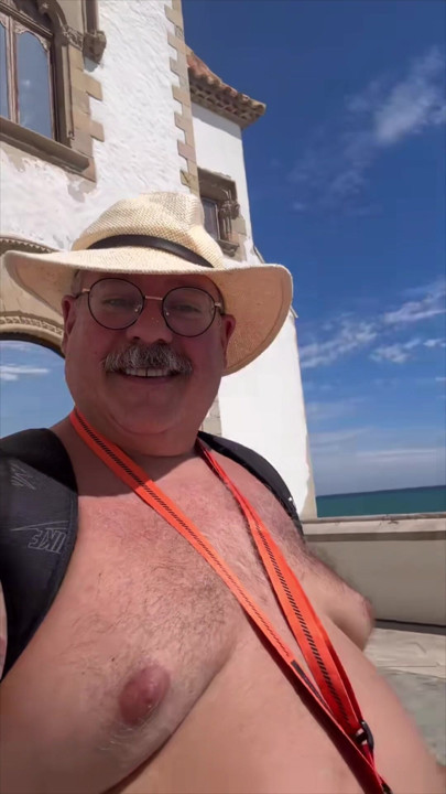Grandpa has an amazing chest