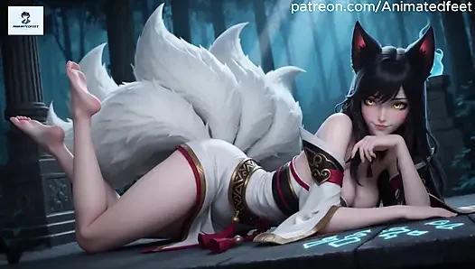 Ahri League Of Legends Анимационный хентай анал
