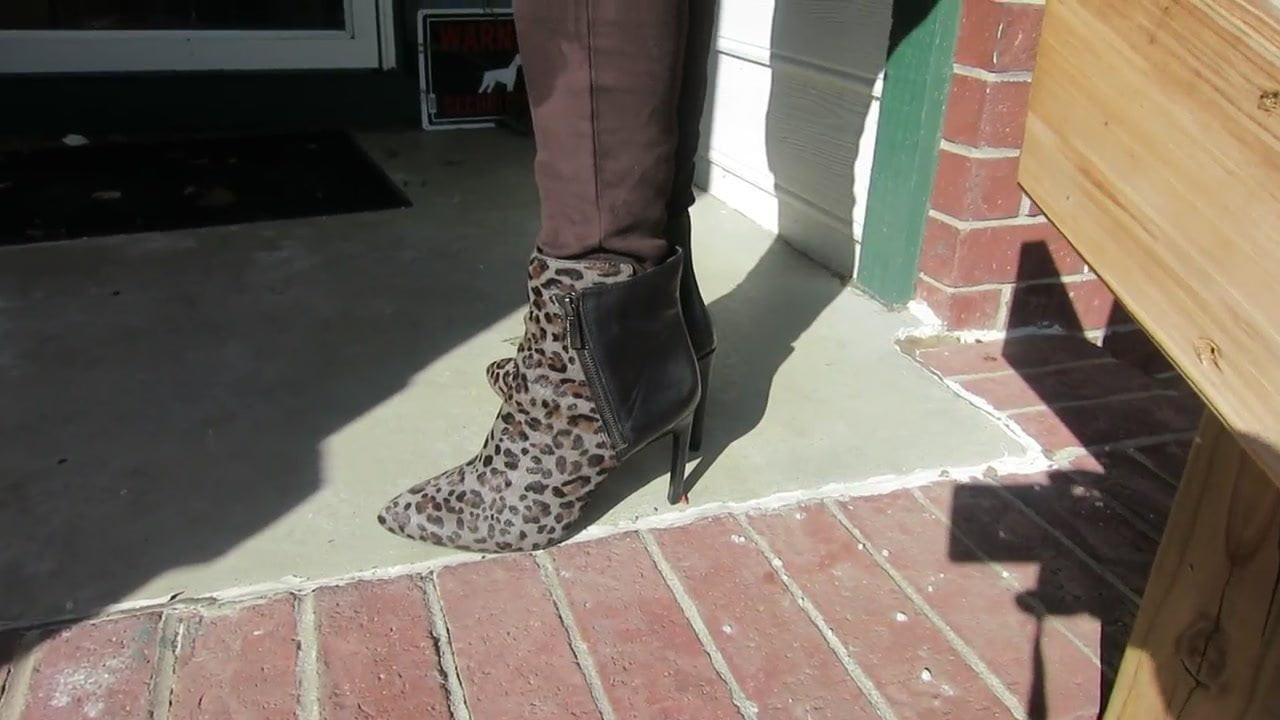 taking my boots off