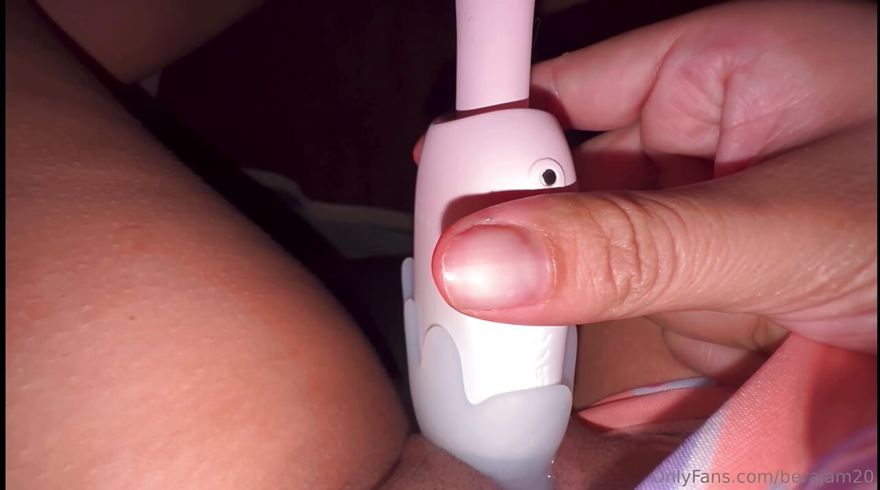 Watching Netflix Excited Uses Clitoral Actuator
