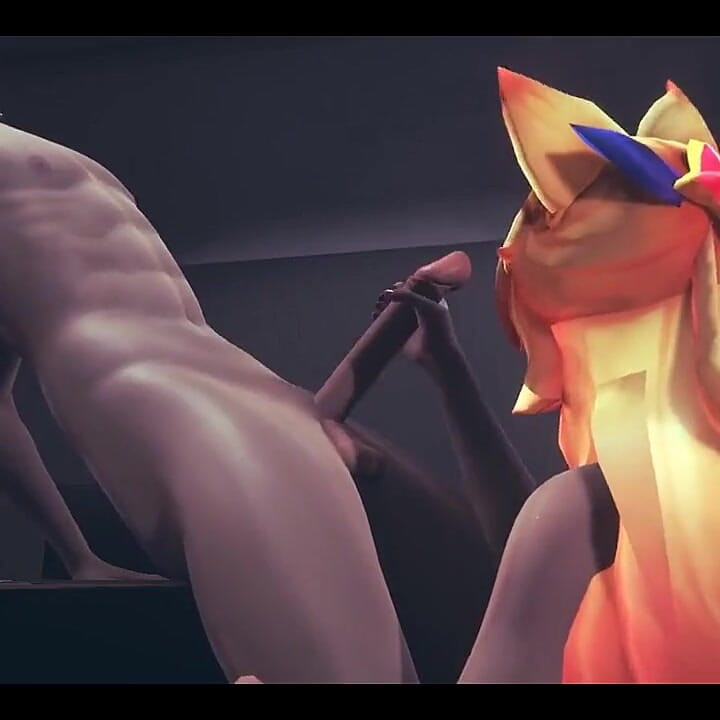 Lol Hentai - Ahri Star Guardian punheta - japonês asiático manga anime filme jogo pornô