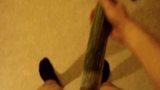 Getting my dick sucked by a cucumber