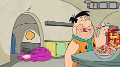Попка Pebbles - Барни трахает их, Wilma и Pebbles