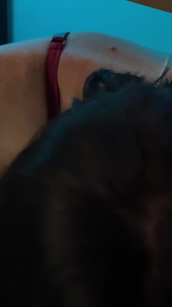 Memorable moment from "POV: She Couldn't Me While I Was Streaming - Got Her Throat Fucked Under the Desk"