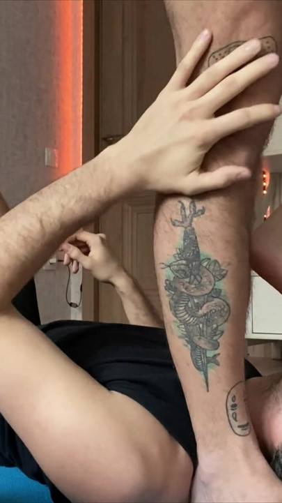HarryJen Foot fetish feet roommate