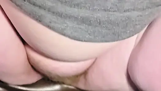 Hairy Pussy Fingering & Cumming