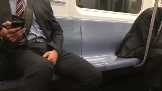 Working it on the train
