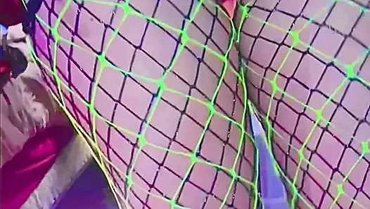 A Nighthore with 2 Phat Lips and thick Cum Stringers