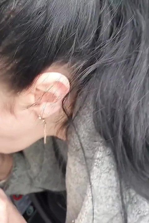 Mouthful of Cum Near the Road