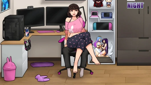 House Chores No56: Шаловливая Сводная Сестра Дает Мне Урок Для Сидения На Стуле - By Eroticgamesnc