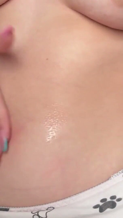 belly button fingering and oiling masturbation | Clip 1