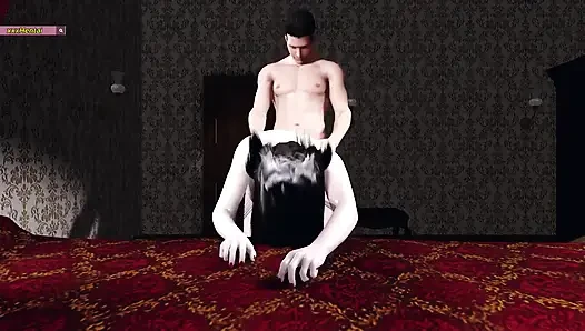 Beauty Racing Girl Get Doggy - 3D Animation