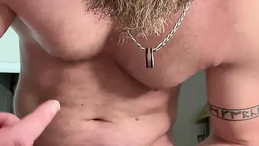 Tall Hunk Fills a Glass With Load After Load of Sperm