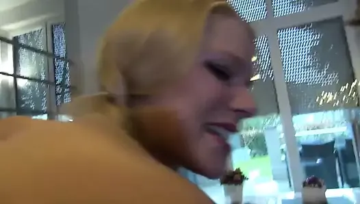 Blonde German Sluts go wild for old cock