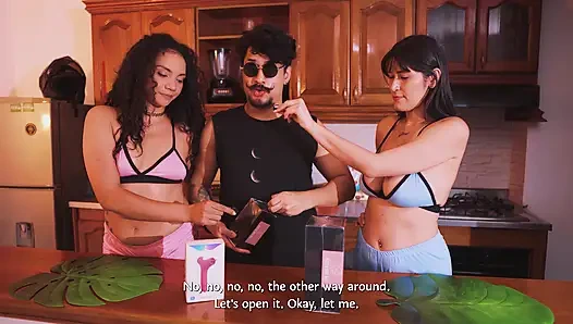 Membuat 2 air mani georgeous ini dengan beberapa bantuan (ulasan mainan badpeach)