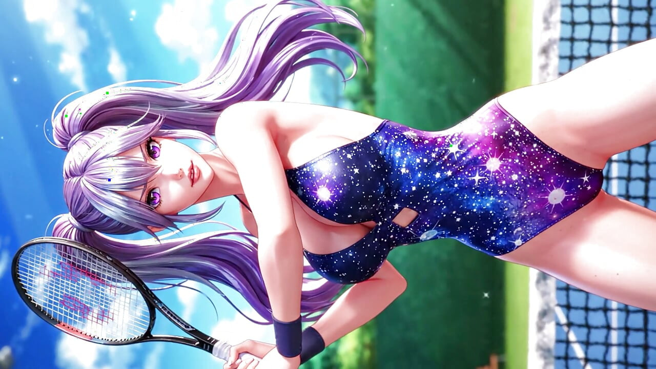The Joyful Days 18+ das Lindas Garotas de Anime: Sakura Tennis 3D Anime AI-Generated