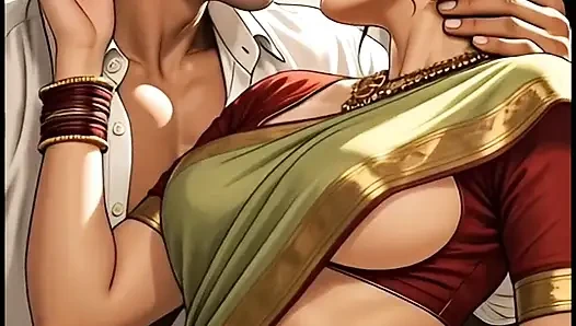 All romance kissing, fucking video