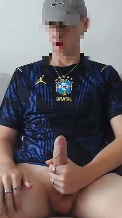 Horny Bro Caught Jerking After Soccer Practice